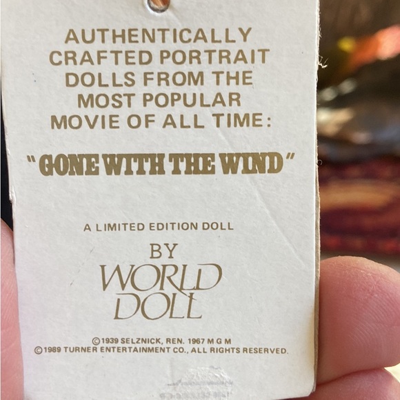 Scarlett & Rhett dolls issued by World Dolls. - Picture 8 of 8